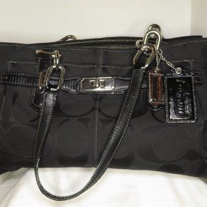 Classic Black Coach Purse